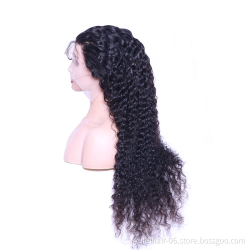Brazilian Kinky Curly Lace Frontal Wig Pre Plucked With Baby Hair 13X4 Cuticle Aligned Raw Virgin Human Hair Lace Front Wigs